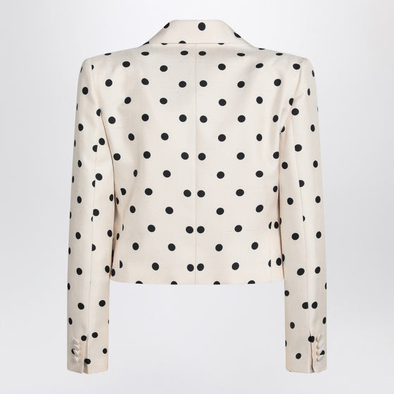 Valentino Ivory jacket with Plusdepois print