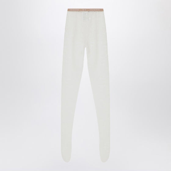 Valentino Garavani Ivory lace tights