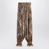 Valentino Pleated silk-blend trousers