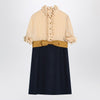 Valentino Mini dress with ruffles and bow in silk