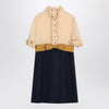 Valentino Mini dress with ruffles and bow in silk
