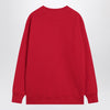 Red sweatshirt with Chez Valentino print