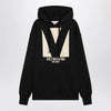 Black sweatshirt with Chez Valentino print