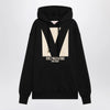 Black sweatshirt with Chez Valentino print