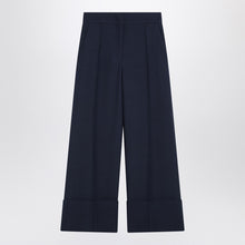  Valentino Indigo pants in wool and silk