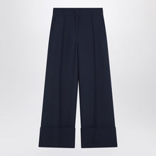  Valentino Indigo pants in wool and silk