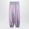 Valentino Wide lilac silk pants