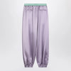 Valentino Wide lilac silk pants
