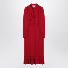  Valentino Red dress with ruffled bow