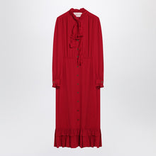  Valentino Red dress with ruffled bow