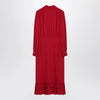 Valentino Red dress with ruffled bow