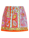 Emilio Pucci Angoli Print Twill Skirt