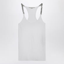  Stella McCartney White tank top with chain straps