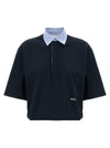 Stella Mccartney Cropped Piquet Polo