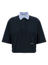 Stella Mccartney Cropped Piquet Polo