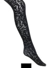 Emilio Pucci Black Labirinto Tights