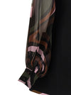 Emilio Pucci Black Marmo Cady Dress