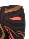 Emilio Pucci Brown Marmo Leggings