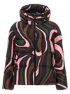 Emilio Pucci Multicolor Marmo Down Jacket