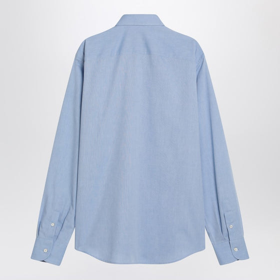 Valentino Light blue button-down shirt in cotton