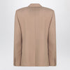 Valentino Double-breasted jacket camel light in wool