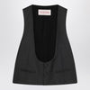 Valentino Charcoal grey vest in wool
