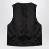 Valentino Charcoal grey vest in wool