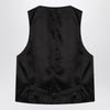 Valentino Charcoal grey vest in wool