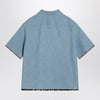 Valentino Denim shirt with floral trims