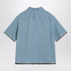 Valentino Denim shirt with floral trims