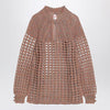 Valentino Openwork sweater in linen blend