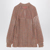 Valentino Openwork sweater in linen blend