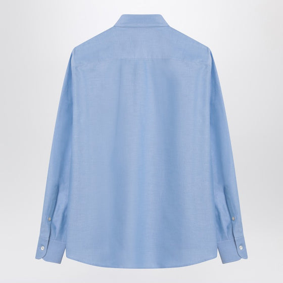 Valentino Light blue cotton button-down shirt