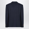 Valentino Blue single-breasted wool jacket