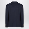 Valentino Blue single-breasted wool jacket