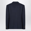 Valentino Blue single-breasted wool jacket