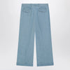 Valentino Light blue wide jeans with cuff