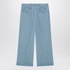 Valentino Light blue wide jeans with cuff