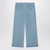Valentino Light blue wide jeans with cuff