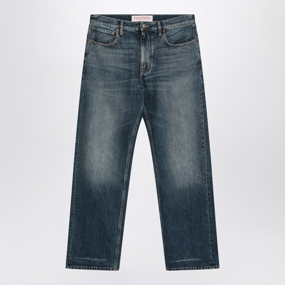 Valentino Blue washed denim jeans