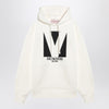 Ivory sweatshirt with Chez Valentino print