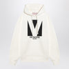 Ivory sweatshirt with Chez Valentino print