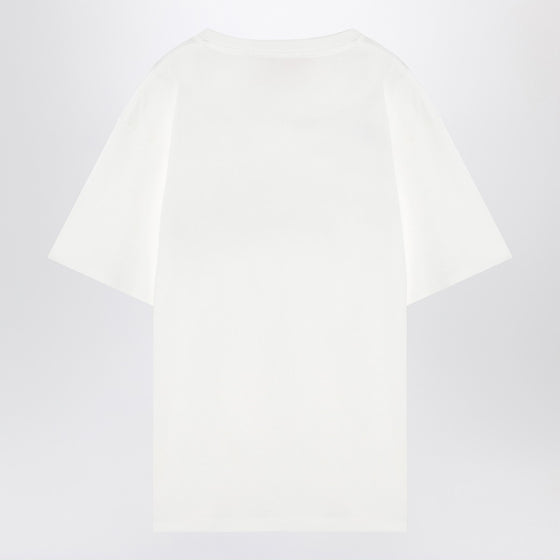 Ivory T-shirt with Chez Valentino print