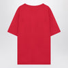 Red T-shirt with Chez Valentino print