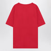 Red T-shirt with Chez Valentino print