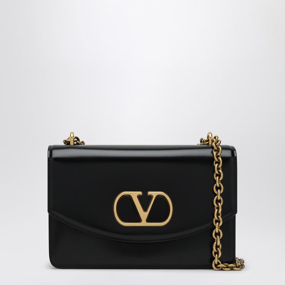 Valentino Garavani Black leather shoulder bag