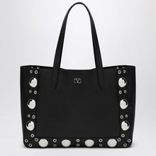  Valentino Garavani Black media shopping bag