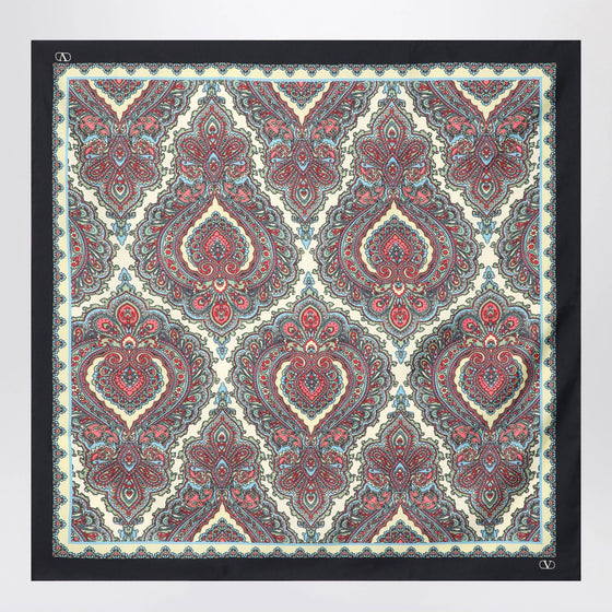 Valentino Garavani Silk scarf with Paisley print