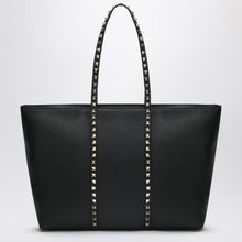 Valentino Garavani Rockstud medium tote bag in black leather
