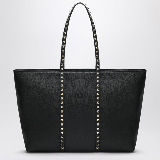 Valentino Garavani Rockstud medium tote bag in black leather